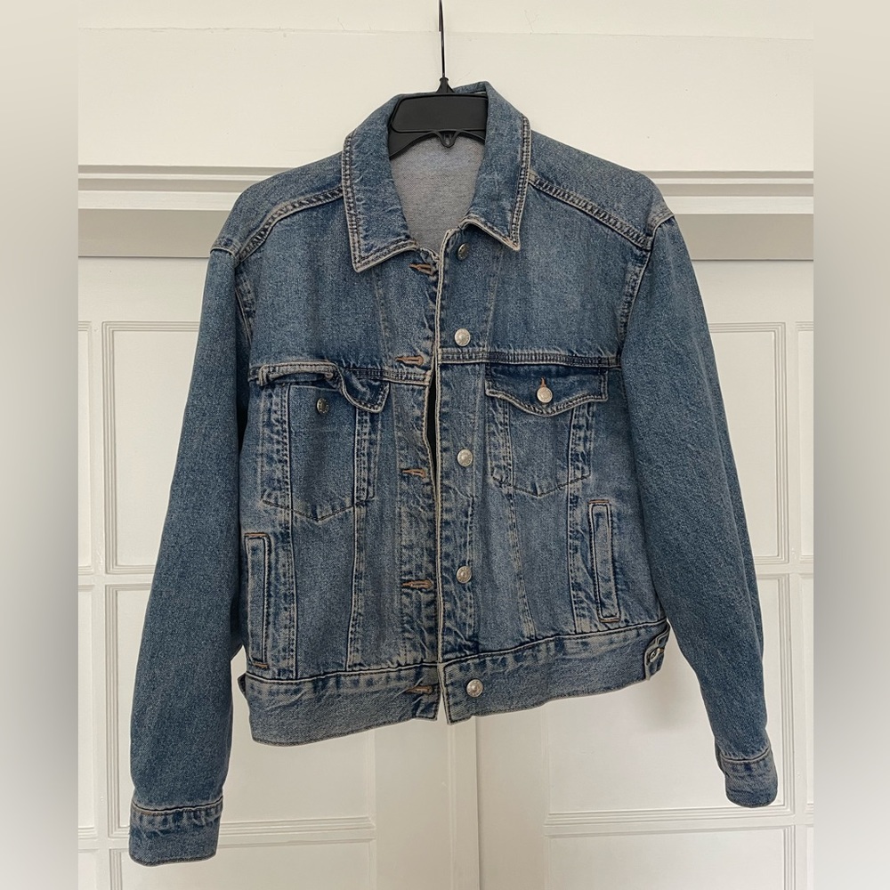 Oversized denim jacket size 6